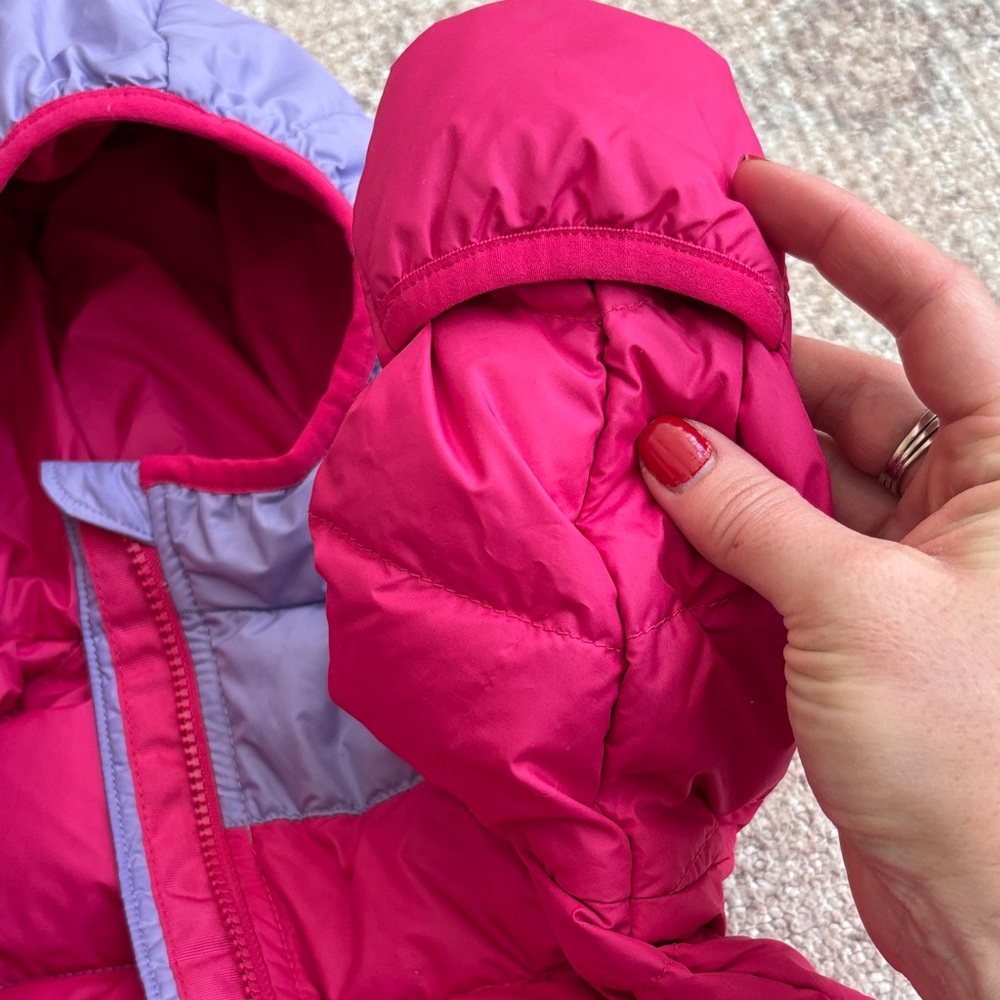 The North Face Fuchsia and Lavender Infant Snowsuit - Picture 6 of 6